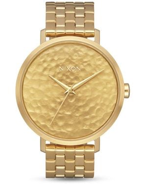Nixon Analog Quarz Uhr mit Edelstahl Armband A1090-2710-00 - Mettallic