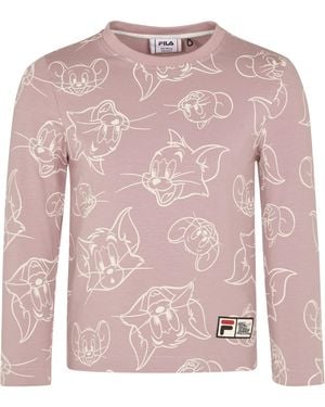 Fila Topeka Tee Maglia a iche Lunghe T-Shirt - Rosa