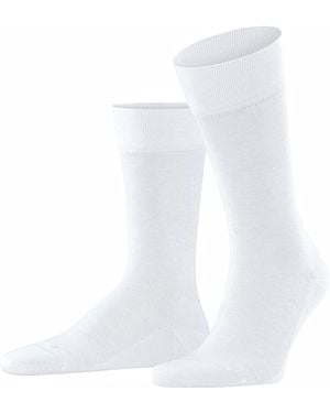 FALKE Sensitive London cotone con bordino morbido 1 paio - Bianco