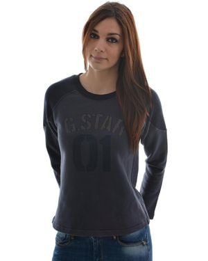 G-Star G-star Sweatshirt Voor - Blauw