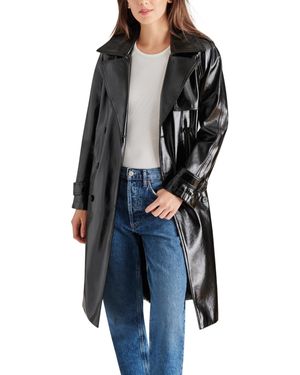 Steve Madden Apparel Ilia Trench Coat - Black