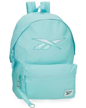 Reebok ANN Mochila Escolar Doble Compartimento Adaptable a Carro Azul 31x44x17,5 cms Poliéster 23,87L