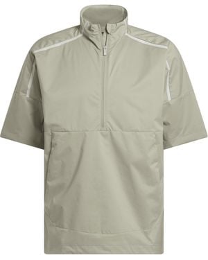 adidas Provisional Short Sleeve Half-zip Jacket - Green