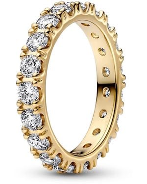 PANDORA Sparkling Row Eternity Ring - Metallic