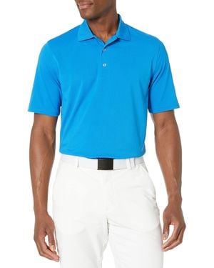 Amazon Essentials Sneldrogend Golfpoloshirt Met Normale Pasvorm - Blauw