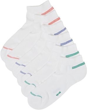 Esprit Sport 3-Pack Atmungsaktiv Schnelltrocknend kurz Gemustert 3 Paar Sneakersocken - Weiß