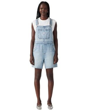 Levi's Salopette utility shortall 0000 summer job S - Bleu