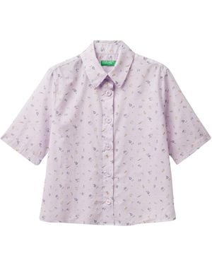Benetton Undercolors Of Benetton 5oa9dq07o Shirt - Purple