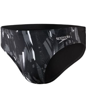 Speedo Allover 7 cm Brief Slip - Nero