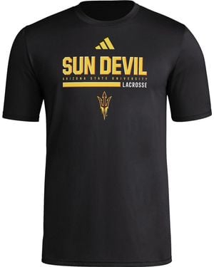 adidas S Pregame Short Sleeve T-shirt - Black