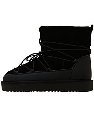 Esprit Kuscheliger Halblange Stiefel - Schwarz