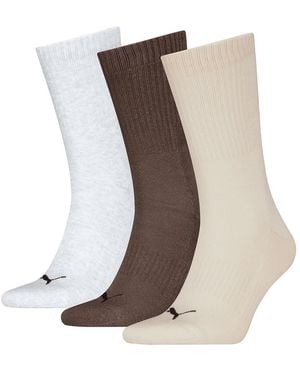 PUMA New Generation Cushioned Long Socks 3 Units EU 39-42 - Marron