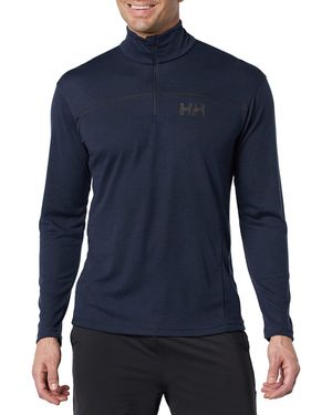 Helly Hansen Uomo Felpa Hydropower Mezza Zip - Blu
