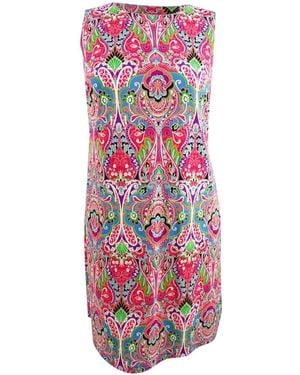 Tommy Hilfiger Plus Jersey A-Linie Freizeitkleid - Weiß