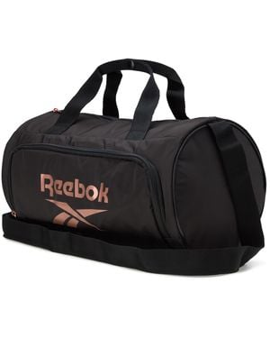 Reebok Small Gym And Travel Duffle Bag - Lightweight Sports Carry On Weekender Bag For And - Black