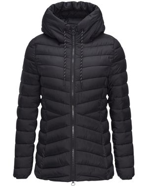 S.oliver Steppjacke mit Kapuze - Schwarz