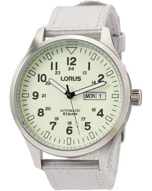 Seiko Orologio Analogico Automatico Uomo con Cinturino in Nylon RL415BX9 - Grigio