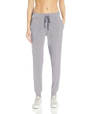 Amazon Essentials Pantaloni della Tuta Elasticizzati Tecnici Spazzolati - Grigio