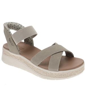 Skechers Sandali da donna senza - Grigio