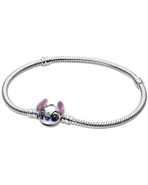 PANDORA Disney Stitch Disney Collection Sterling Silver Snake Link Bracelet Of Length 19cm 593738c01-19 - Metallic