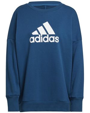adidas Fi Women's Bos Crew Sweatshirt - Blue, Blue, M