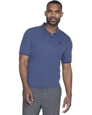 Skechers Polo Off Duty Camisa - Azul