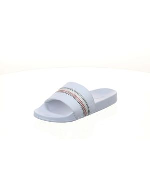Tommy Hilfiger CORPORATE STRIPES POOL SLIDE - Blanc