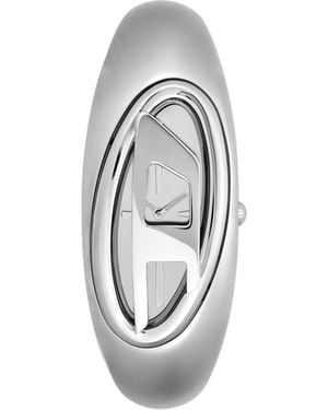 DIESEL Wonder-D Silber Quarz Edelstahl Armbanduhr DZ5606 - Mettallic