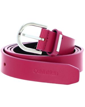 Calvin Klein Round Belt W85 Cerise - Pink