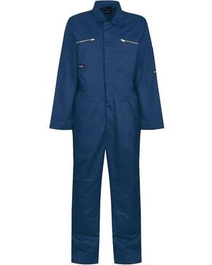 Regatta Professional S Pro Zip Durable Coveralls - Blue