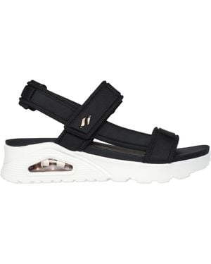 Skechers Cali, Uno Estate STAND2 Donna, Black Duraleather, 40 EU - Blu