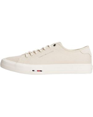 Tommy Hilfiger Th Hi Vulc Street Canvas Fm0fm05515 Low Top - Naturel