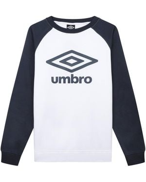 Umbro S Raglan Sweatshirt White/cold Blue L