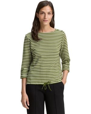 Tom Tailor Basic T-Shirt aus Bio-Baumwolle - Grün