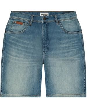 Wrangler Texas Denim Shorts - Blue