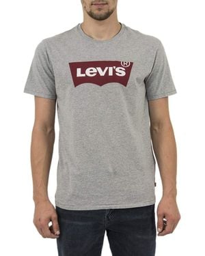 Levi's Herren Graphic Set-in Neck T-Shirt - Grau