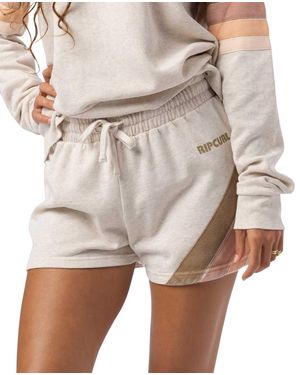 Rip Curl Surf Revival Fleece Shorts - Natural