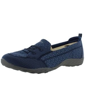Skechers Relaxed Fit Breathe-Easy Holding Line Slip-On Sneaker - Blau