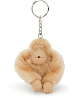 Kipling MONKEYCLIP M Mittelgroßer Affen-Schlüsselanhänger - Mettallic