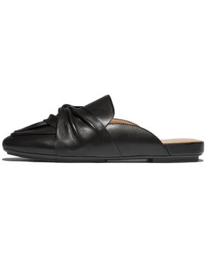 Fitflop Women Delicato Soft-twist Leather Mules, Markdown - Black