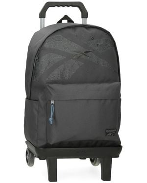 Reebok Stam Zaino per laptop 15,6" con carrello Grigio 31,5x45x15 cm Poliestere 21,26L by Joumma Bags