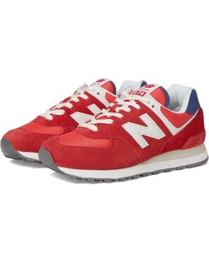 New Balance Wl574 Trainer - Red