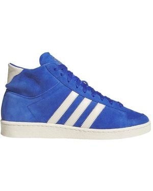 adidas Mens Jabbar Hi Basketball Trainers Shoes - Blue, Blue, 8 Uk