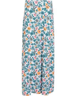 Mountain Warehouse Shore Womens Long Jersey Skirt - Lightweight, Breathable - For Spring Summer & Travel Teal 14 - Blue