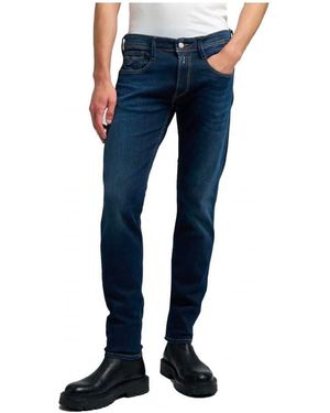 Replay Jeans Anbass Slim-Fit mit Power Stretch - Blau