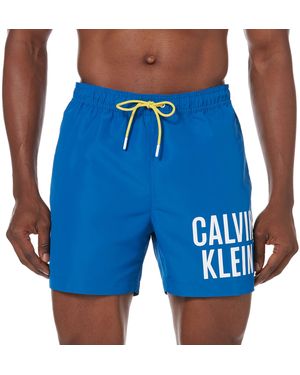 Calvin Klein Nuoto Vita Doppia Uomo - Blu