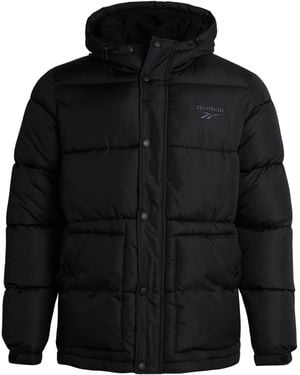 Reebok Puffer Parka tel - schwere Skijacke für - Schwarz