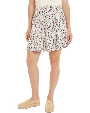 Tommy Hilfiger Short Skirt Ww0ww41905 Fit & Flare - White