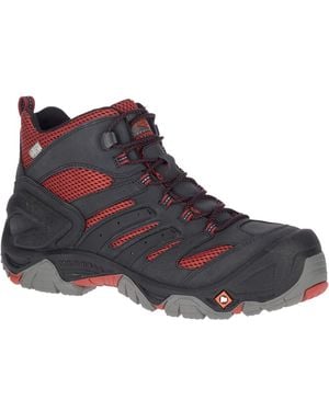 Merrell Moab Vertex Mid Waterproof Composite Toe Boots - Blue