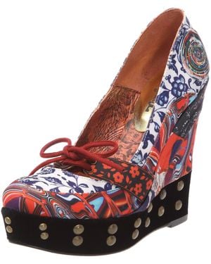 Desigual Zapatos de Vestir de Lona para - Rojo